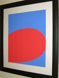 "Red & Blue" Ellsworth Kelly Print (not a litho)