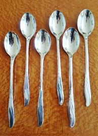 Cool Retro Silverplate Iced Tea Spoons - never used, came out of the plastic wrappers!