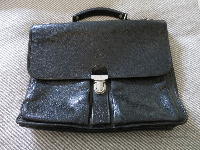 Il Bisonte Leather Briefcase