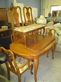 DINING TABLE AND CHAIRS
