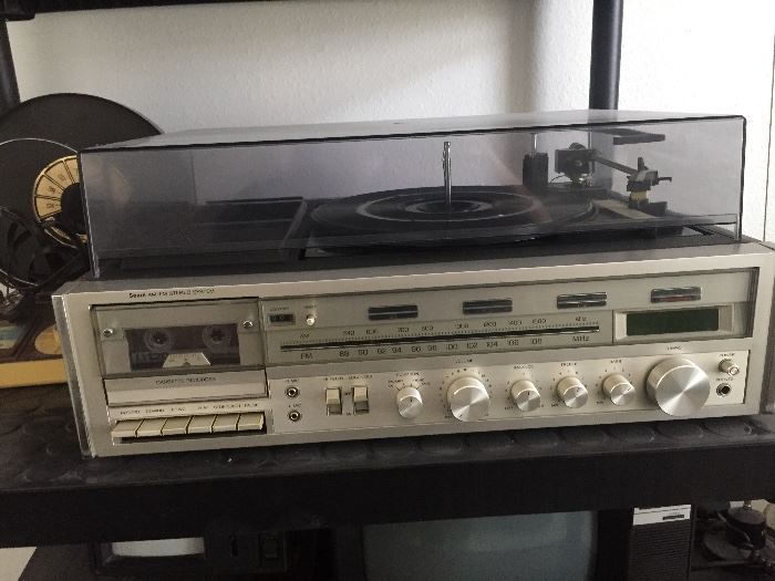 Stereo with record player