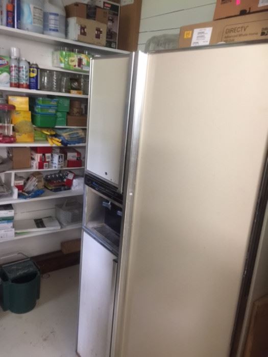 Art Class supplies, and Refrigerator with ice & water in door working