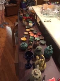 Hand made and artist signed pottery