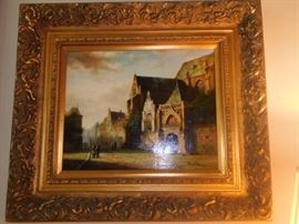 Oil on paint board by Franklin 31 by 27