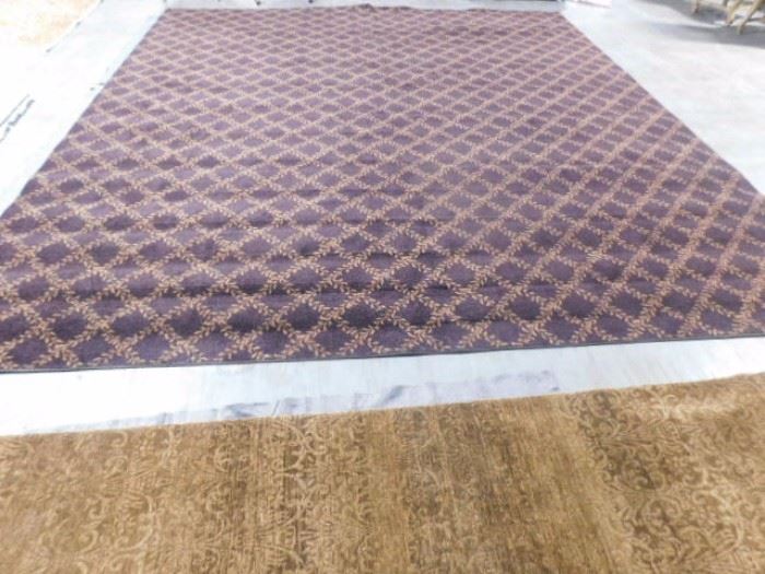 Purple area rug 17 by 14 