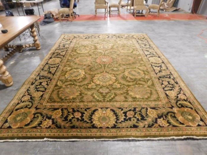 14 by 11 hand knotted Persian rug
