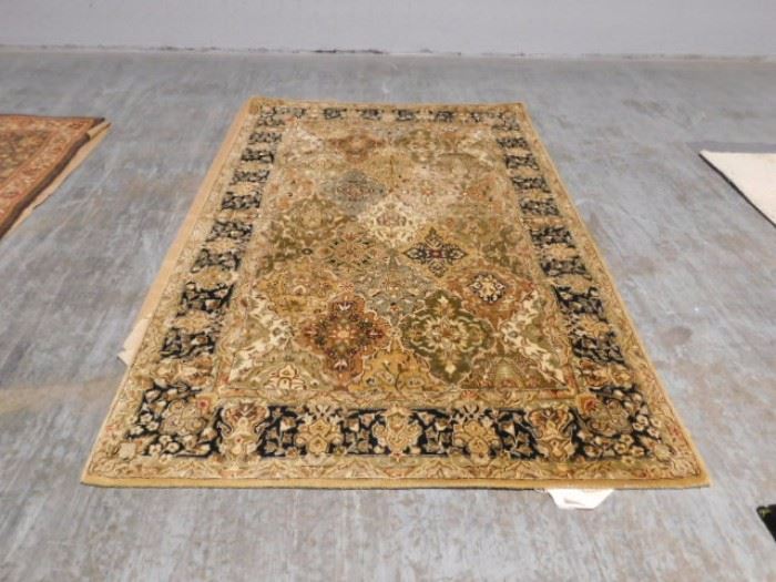 7 by 5 Oriental hand knotted area rug