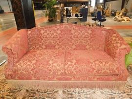 Paul Robert 7 foot  red sofa