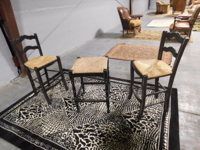 Ballard collection Italian pub stools and table