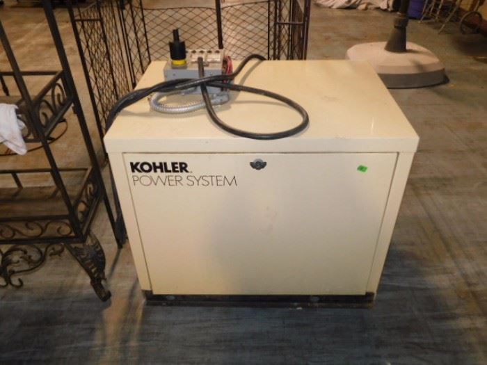 KOHLER generator Model 8.5RMY serial # 610416 HZ 60 rpm 3600 Fuel LP 22 WORKING HOURS