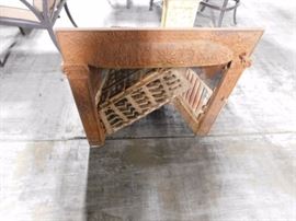 Antique Cast Iron fireplace insert