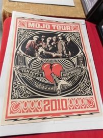 Tom Petty  MOJO 2010 tour  poster