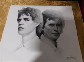 Mick Jagger and Ronnie Wood print 