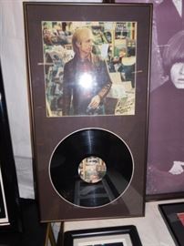 Tom Petty Hard Promises framed album
