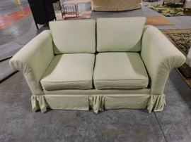 5 foot Mint Green love seat 