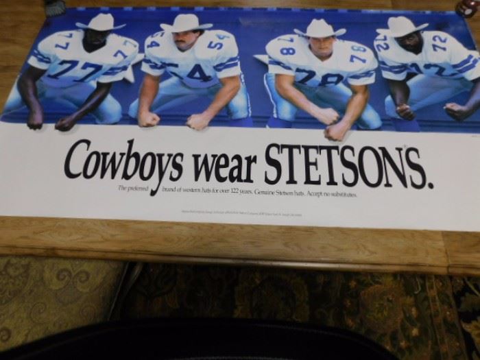 Vintage Cowboys, STETSONS poster 