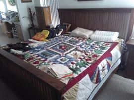 Mission king bedroom suite