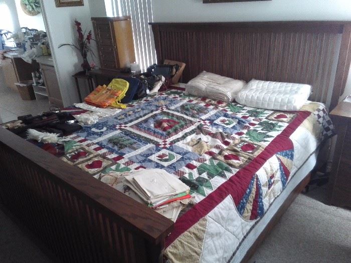 Mission king bedroom suite