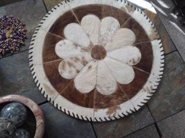 Cow hide wall hanging