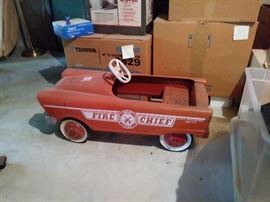FIRE CHIEF KIDS CAR