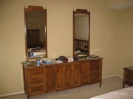 Very nice solid wood dresser/mirrors