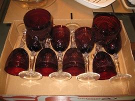 Ruby stemware