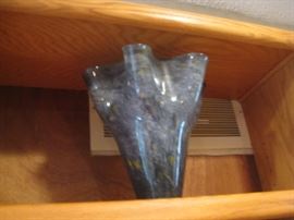 Hand blown vase