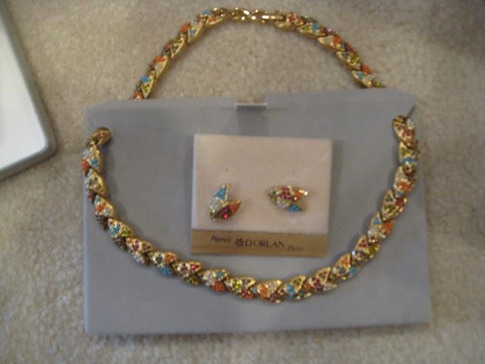 Dolan necklace and earrings 