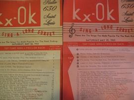 1960's survey sheets