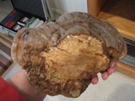 Underside of wood picture