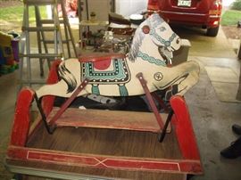 Vintage rocking horse