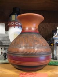 Wood vase