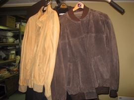 Suede mens jackets