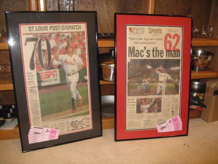 McGwire posters/tickets