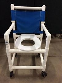 Innovative Products Unlimited Shower Commode Chair SCC9150 With Push Bar - Excellent Condition!
