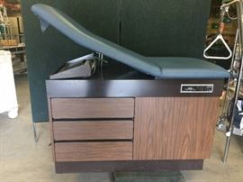 MCM Joerns OB GYN Exam Table with Footstool, Stirrups, and Storage Drawers
