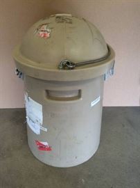 Industrial Storage Pail With Side Clamps
