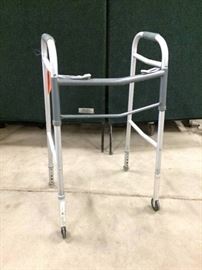 Folding Collapsible Walker - Great Condition Ready For Tennis Balls On The Bottom!!
