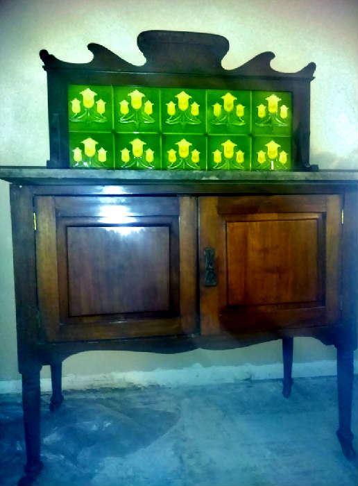 Arts & Crafts Tile Dry Sink