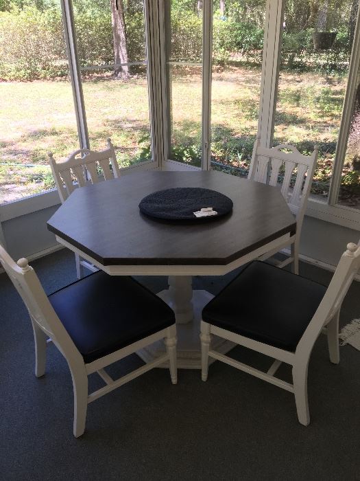 Patio/game table and chairs