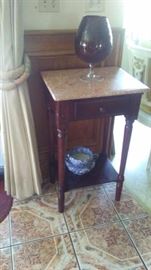marble top commode, REDUCED TO $55 7/1/17
