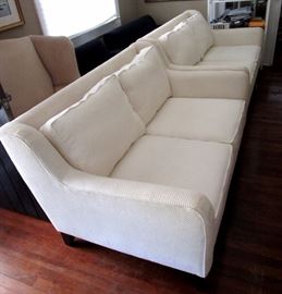 Custom made sofas by Antoinette of Cocoa with original papers
