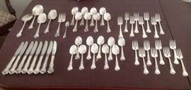 Oneida Community Flatware Set, Louisiana Pattern 48 piece Service for 8