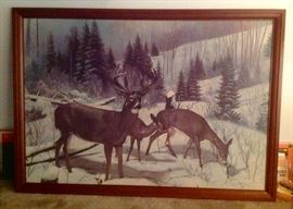 Wildlife Wall Art 68"L x 49"W