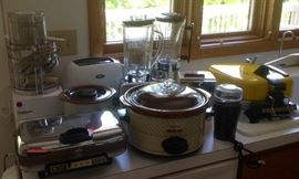 Vintage Small Appliances, many unused.
