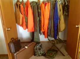 Gun Cases, Pants, Backpacks, hats, mittens & gloves.