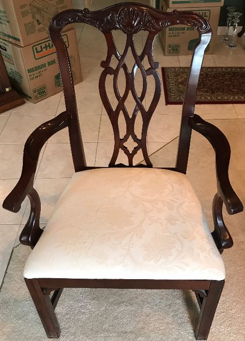 One of two arm chairs