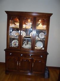 Thomasville Lighted Display Cabinet