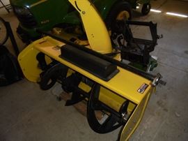 Snowblower attachment for the John Deere