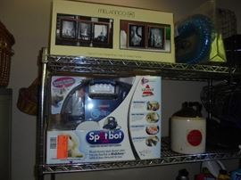 Unused Bissell for cats and a Ferris State Jug